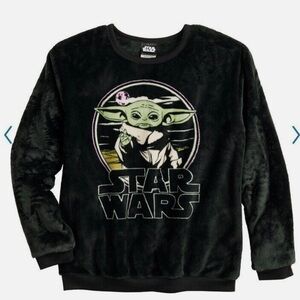Star Wars BABY YODA BLACK FLEECE Sweater